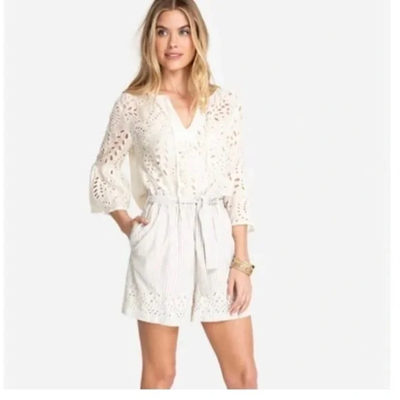 NEW Johnny Was Ciana Paper Waist Shorts Size Medium - Picture 8 of 9